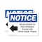 Signmission No Deliveries To This Entrance Sign, Vinyl Decal, 10in W x 7in L, 2PK OS-2PACK-NS-D-710-L-14475 - alternate 1